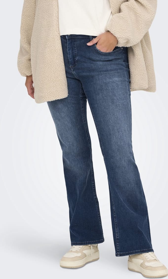 ONLY Carmakoma Flared fit jeans CARWILLY High waist Flared fit Jeans