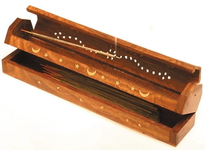 Wierookhouder bewaarbox voor op reis