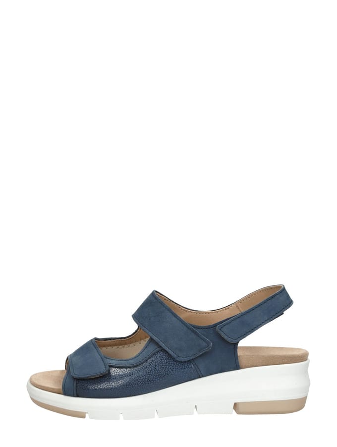 SUB55 Comfort Collection Maira 20 Sandalen Plat - Licht blauw - Maat 43
