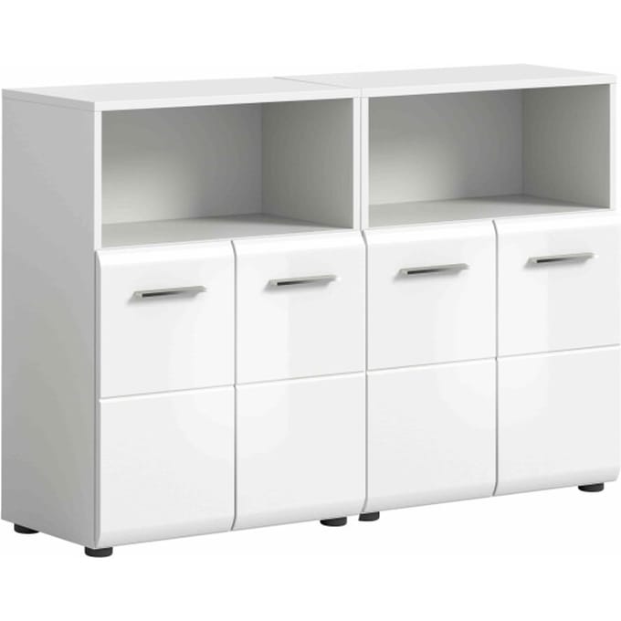 IJs badkamercombinatie wit hoogglans MDF TZ wit NB - 32x120x82cm