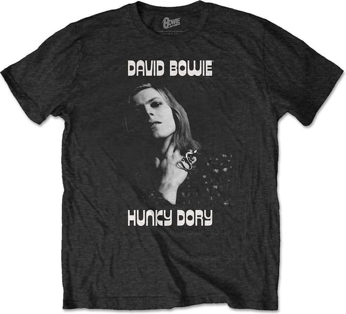 David Bowie - Hunky Dory 1 Heren T-shirt - M - Zwart