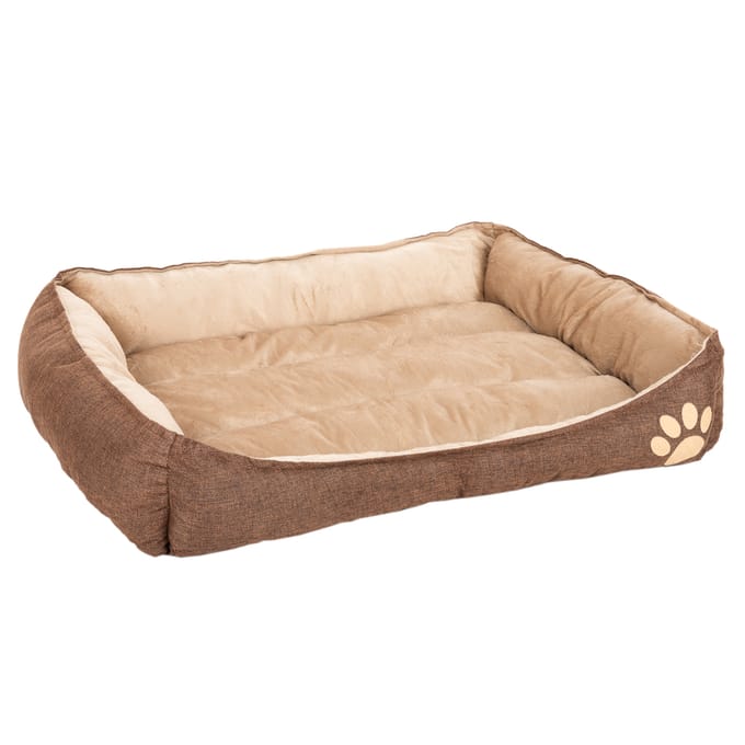 Hondenmand Knuffel Basic 90x63x18 cm Bruin