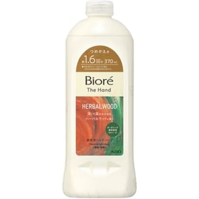 Kao - Biore The Hand Foaming Hand Wash Herbal Wood Refill 370ml