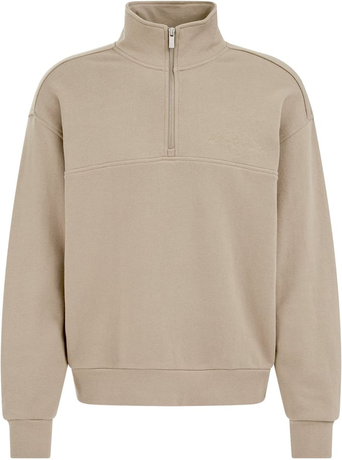 WE Fashion Heren Relaxed fit sweater met rits
