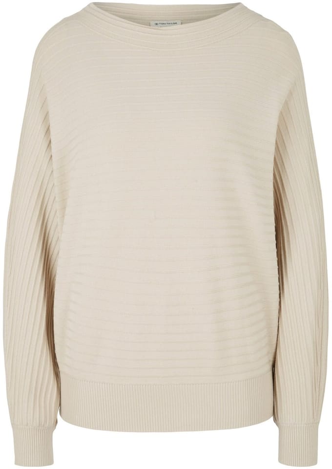Tom Tailor - Pull - Maat L - Vrouwen - 12365 Dusty Bei - Viscose
