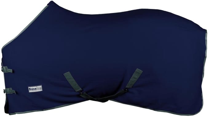 Baseline Polar Fleecedeken - Paardendeken - Maat: 155 - Donkerblauw - Fleece