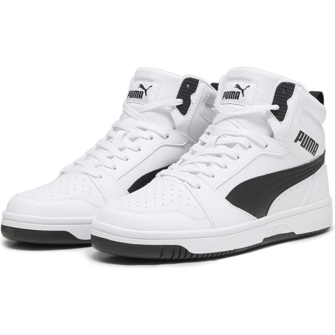 PUMA Rebound v6 Unisex Sneakers - Wit/Zwart