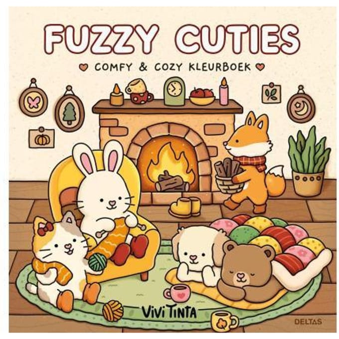 Fuzzy Cuties Cute & Comfy kleurboek Vivi Tinta Kleurboeken