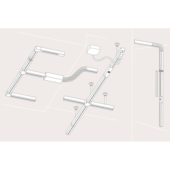 Paulmann End-Einspeisung 96960 230V-railsysteemcomponenten Zwart