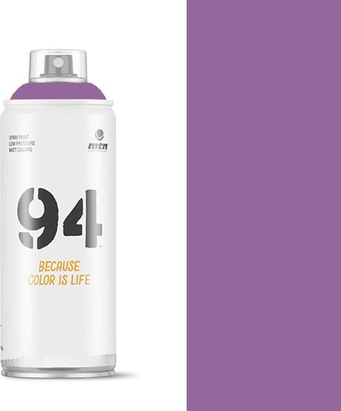 MTN94 Raval Violet spuitverf - 400ml lage druk en matte afwerking