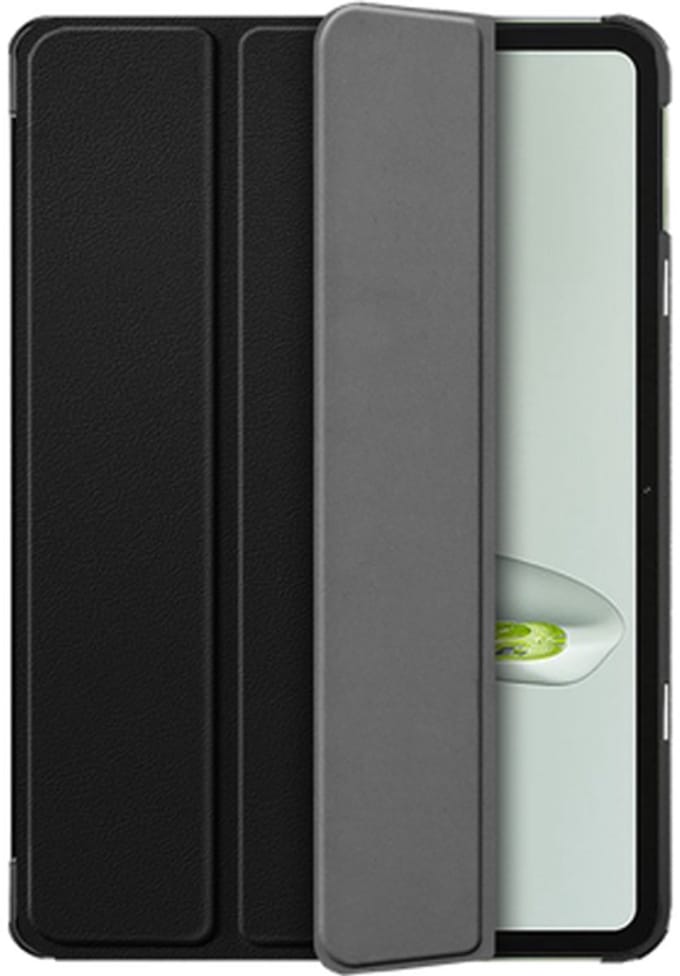 Just in Case tablet Hoes geschikt voor OnePlus Pad Go - TriFold Bookcase - Zwart