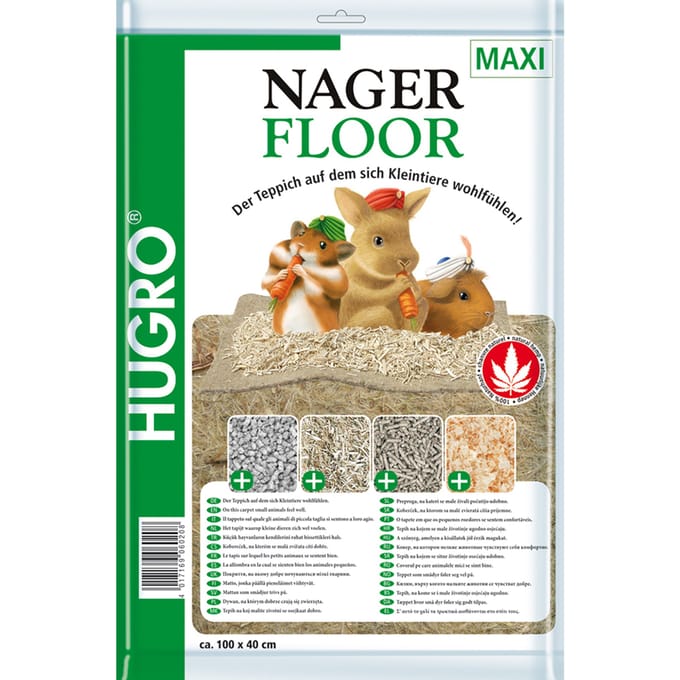 40x100cm Hugro Hennep-Mat voor Knaagdieren