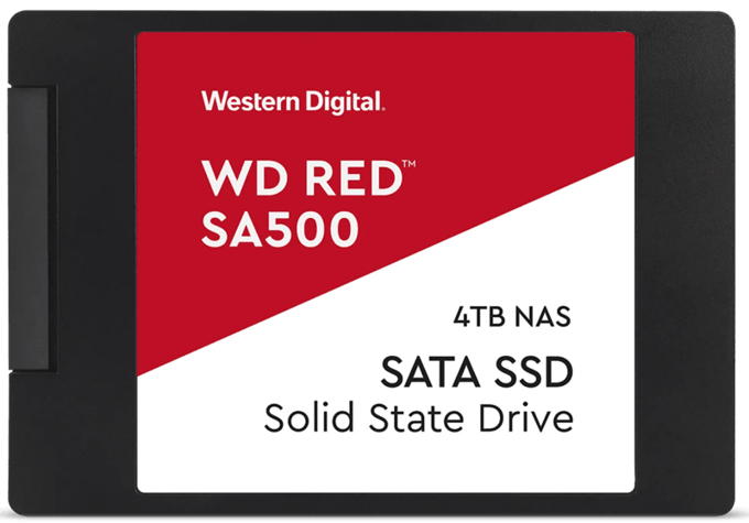 Sandisk Wd Red Sa500 Ssd 4Tb 2,5” Sata 7Mm Voor Nas, Pc En Monitoren