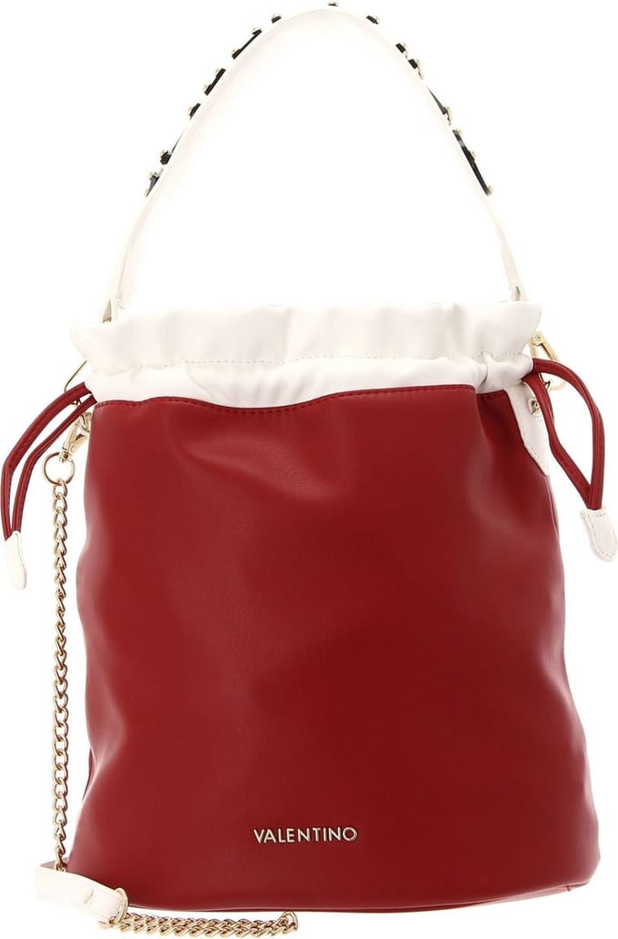 VALENTINO Schoudertas Pakita Bucket Bag Rosso / Bianco Rood