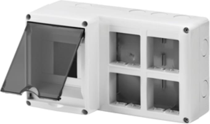 Gewiss - Modulaire elektriciteitskasthouder 231x132x95 gw27072