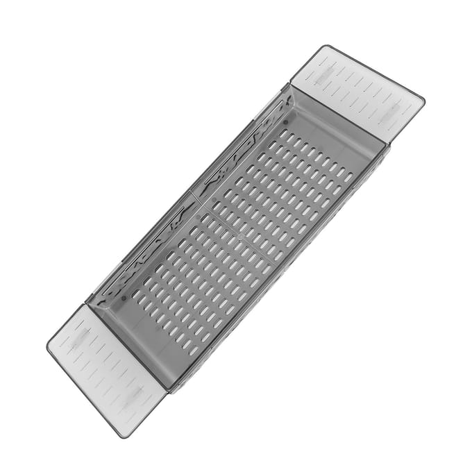 Badkuipblad Universeel Uitschuifbaar Waterdicht Badkuiprek Handdoek Luxe Badaccessoire voor gray