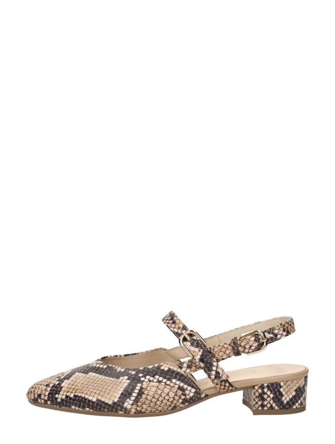 Gabor Instappers Python beige Leer - Maat 7