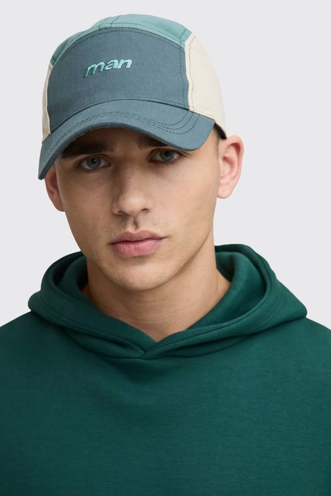 Men's Lichtgewicht Nylon Paneelpet | Teal