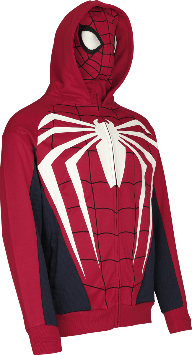 Spider-Man - Disney Vest met capuchon - Spiderman - L - voor Mannen - meerkleurig