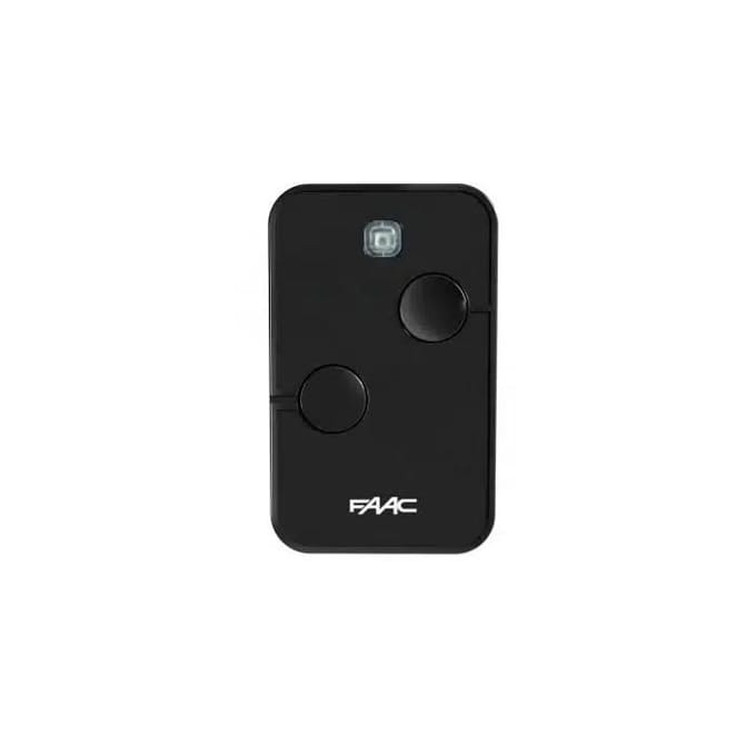 Télécommande - FAAC - XTO2 SLH-DS (Réf. 787030) - 2 boutons - 868 MHz - LED confirmation noir
