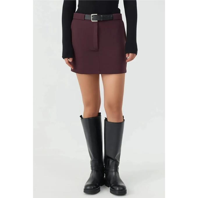 Hoge Taille Mini Skorts