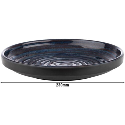 GGM Gastro (6 Stück) Teller - flach - LOOPS - Melamin - Ø 230mm