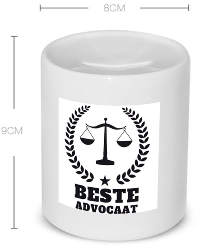Akyol - beste advocaat Spaarpot - Beste advocaat - collega - cadeau - 350 ML inhoud