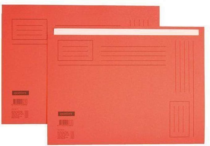 Quantore Vouwmap - Ongelijk Folio - Rood