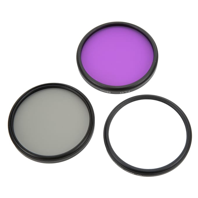 3-delige set Multi-Coated Lensfilter Kit UV CPL FLD Lensfilter Set voor Digitale Camera