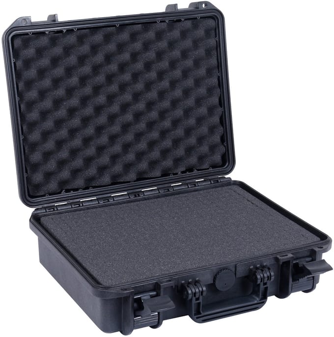 Flightcase 380x270x115mm - Met plukschuim - Innox Impact Line - Multikleur