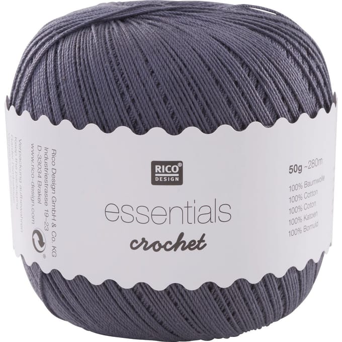 Rico Design Essentials Crochet - Muisgrijs
