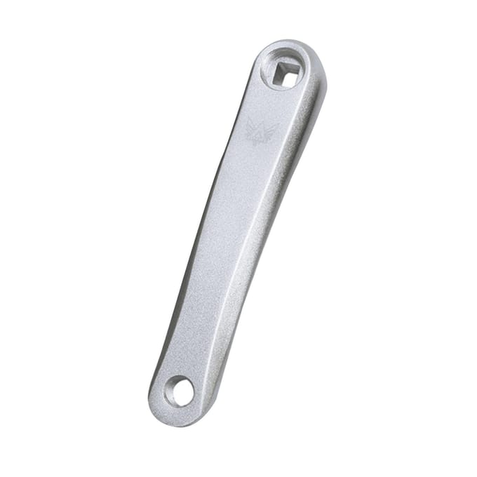 Pédalier de vélo Manivelle gauche avec Trou carré Argenté Pièce de rechange Alliage d'aluminium white