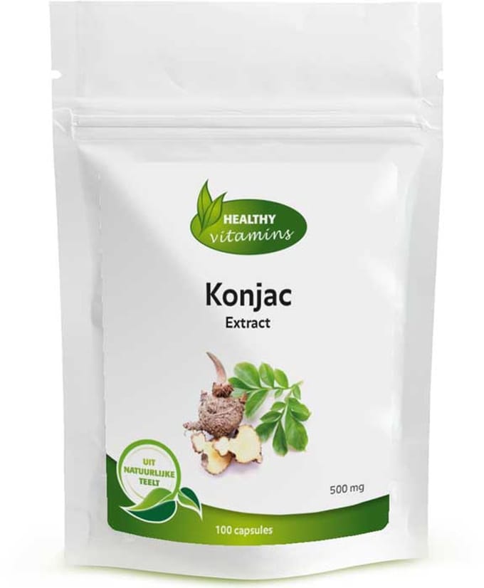 Konjac-extract (Glucomannan) | 100 capsules