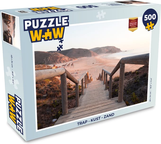 Puzzel Trap - Kust - Zand - Legpuzzel - Puzzel 500 stukjes