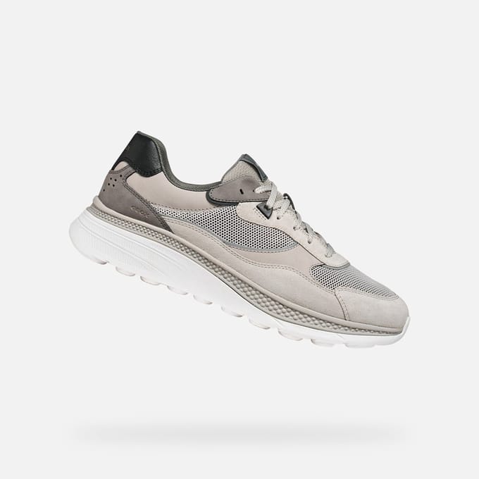 GEOX SPHERICA ACTIF X1 HEREN Sneakers - LICHTGRIJS
