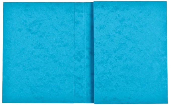 Exacompta 80x Schriftomslag in glanskarton 265g - 24x32 cm - Turkoois - 35122E