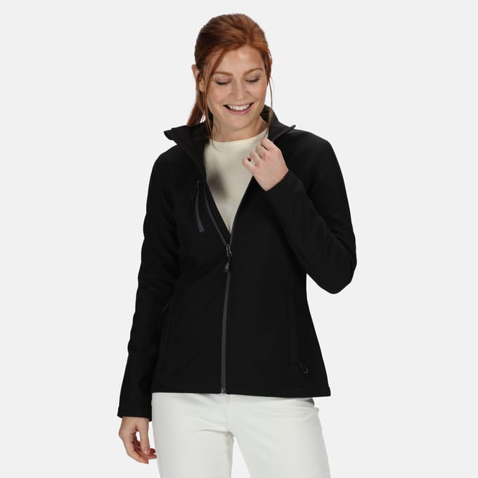 Regatta Dames/Dames Eerlijk Gemaakt Gerecycleerd Full Zip Fleece (Zwart)