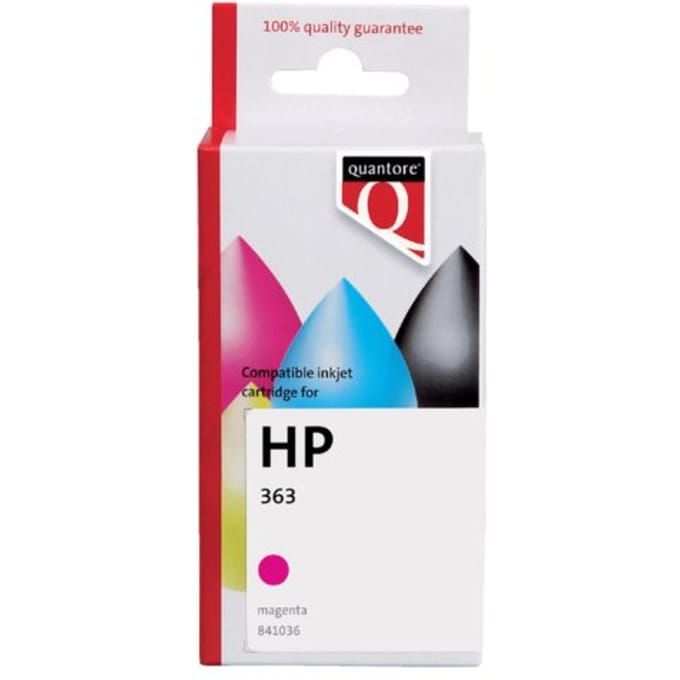 Inktcartridge Quantore alternatief tbv HP C8772EE 363 rood