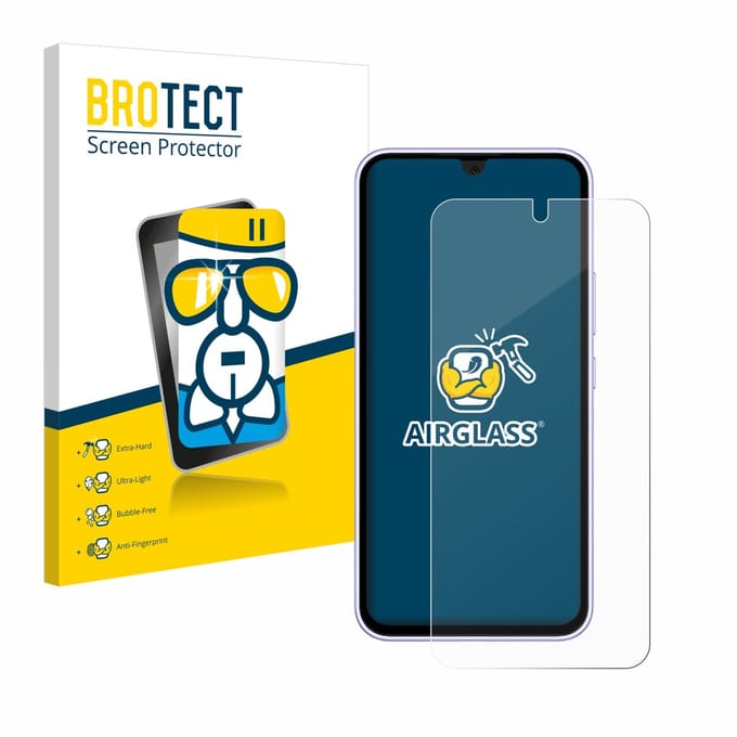 Screenprotector voor Samsung Galaxy A54 5G (case-friendly) Beschermglas transparant