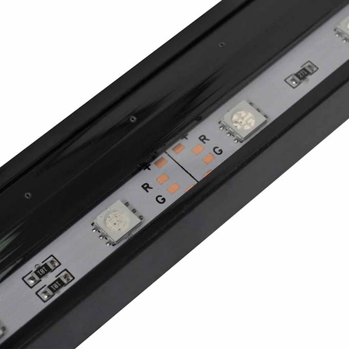 vidaXL - LED-aquariumlamp - met - bubbels - RGB - 71 - cm