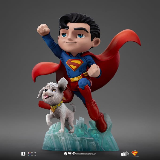 Iron Studios MiniCo Superman Legacy - Figuur - Superman and Krypto