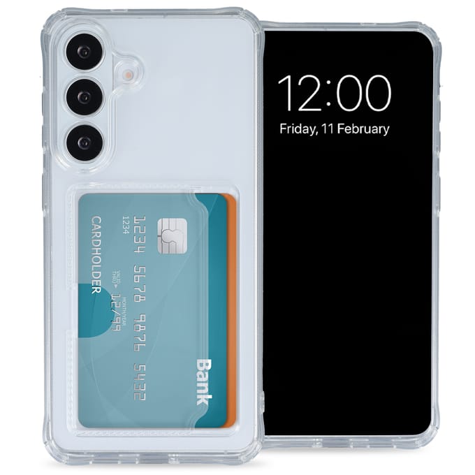 imoshion Softcase Backcover met pasjeshouder voor de Samsung Galaxy S26 FE - Transparant
