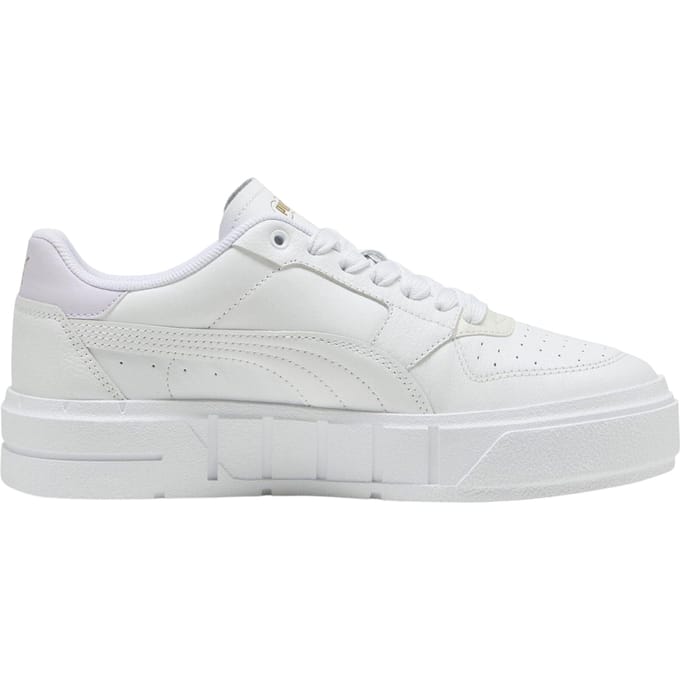 Puma Dames/Dames Cali Leren Platform Trainers (Wit/siliconen)