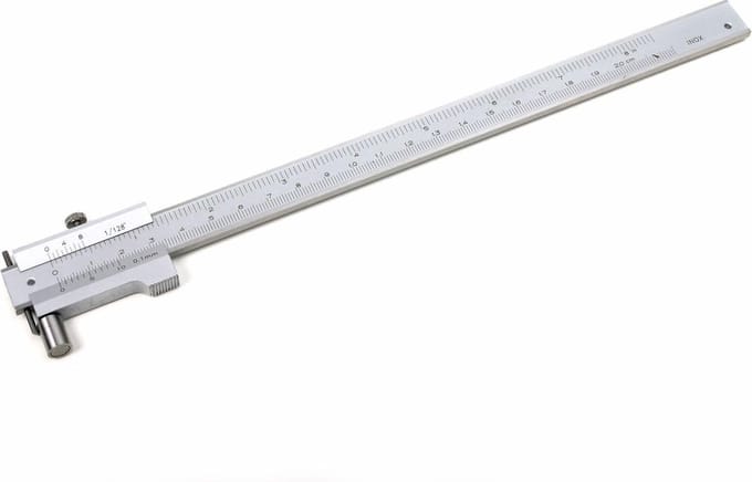 HBM Afkras Schuifmaat 200 mm