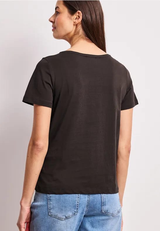 Dames-T-shirt Street One LTD QR Basic