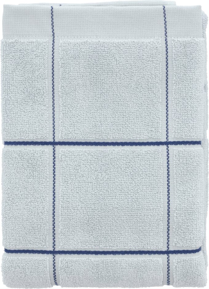 Södahl organic Vista Handdoek 50 x 100 cm Linen blue