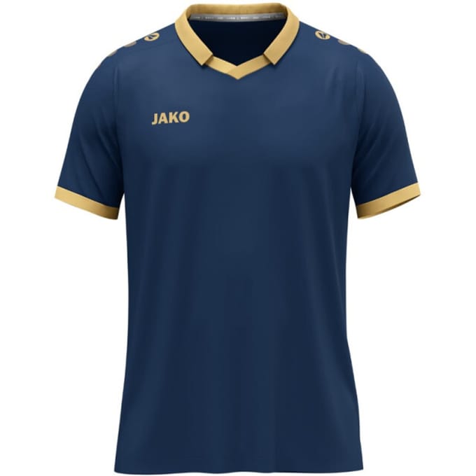 Jako Glory Shirt Korte Mouw Heren - Navy / Goud | Maat: L