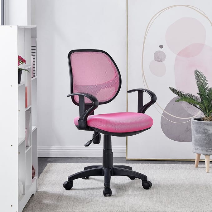 Kinderdraaistoel COOL - Roze