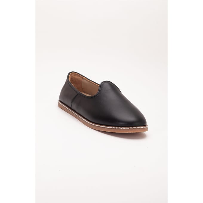 Dalya Leren Instapper Platte Schoenen Dames