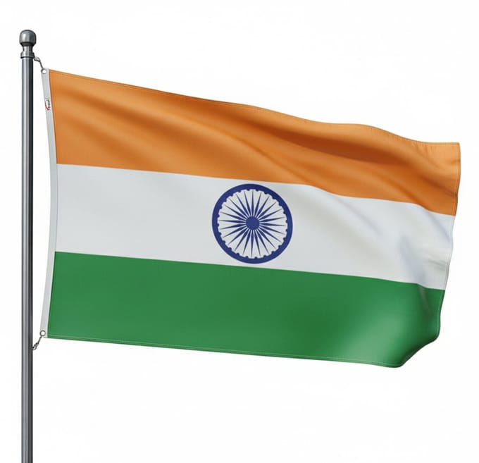 Trasal - vlag India - indische vlag 150x90cm